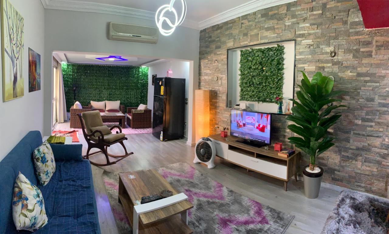 Apartment With A Private Garden In New Kairo Exteriör bild