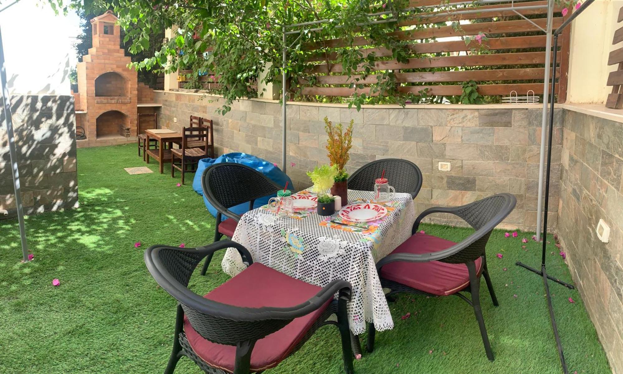 Apartment With A Private Garden In New Kairo Exteriör bild